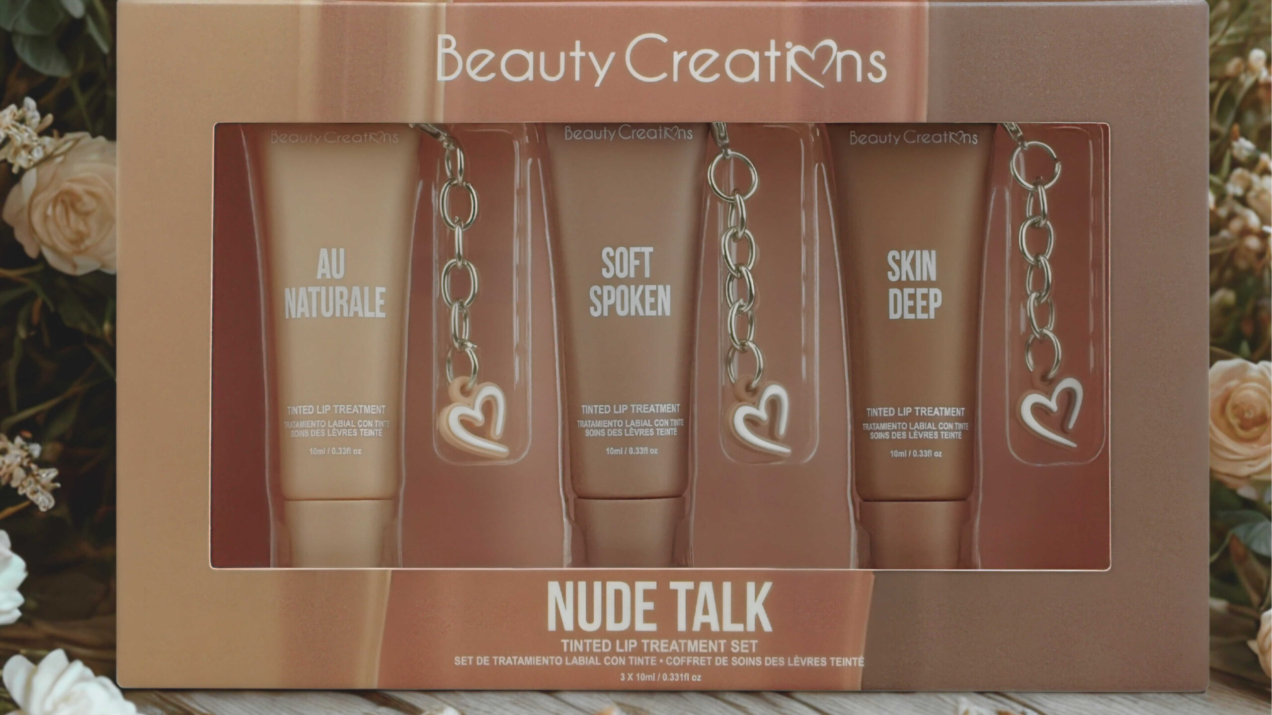 tinted lip treatment set nude talk | beauty creations tinted lip treatment set nude talk | beauty creations