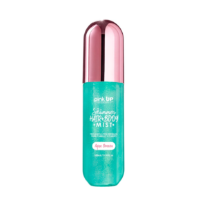 pink up fragancia brillo cuerpo cabello aqua breeza