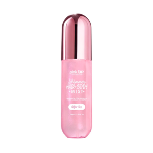 pink up fragancia brillo cuerpo cabello glitter kiss