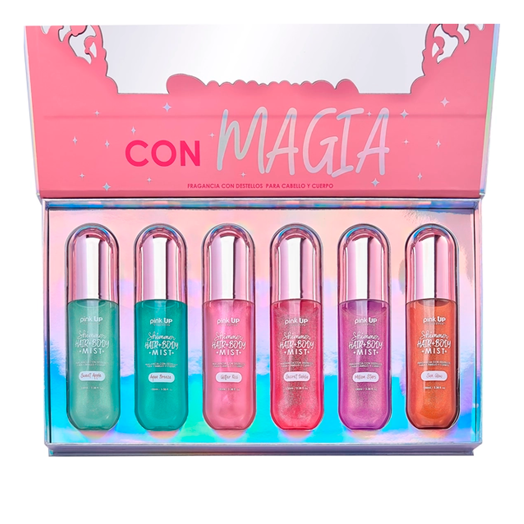 pink up kit fragancia brillo cuerpo cabello pink up kit fragancia brillo cuerpo cabello