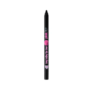 pink up long lasting eyeliner very black