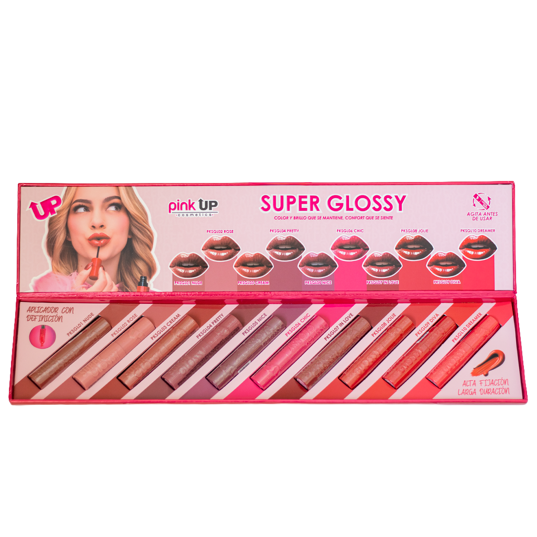 pink up set super glossy edicion especial pink up set super glossy edicion especial